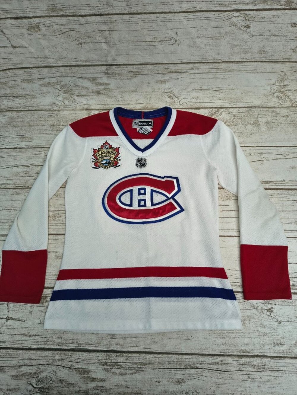 Reebok Montreal Canadiens Classic Heritage NHL Jersey Made in Canada Size Small